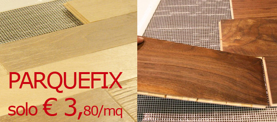 posa parquet con materassino